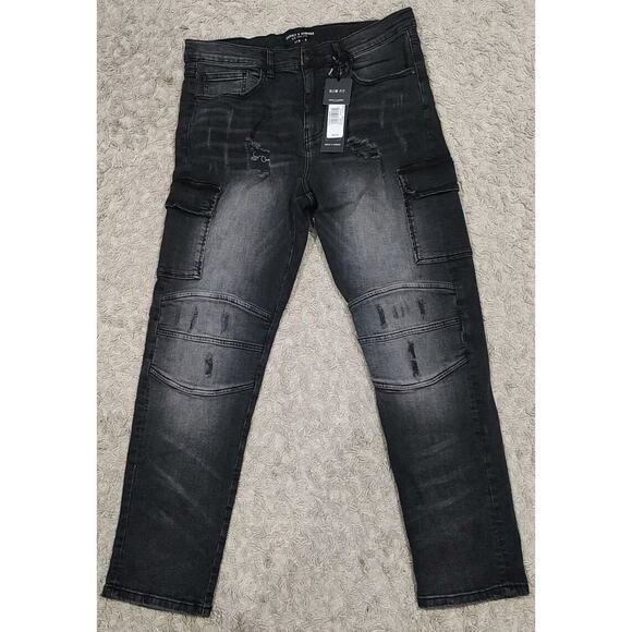JD Sports Other - Supply & Demand NYC Men's Black Denim Harbor Jeans Sz 32 Medium - NWT